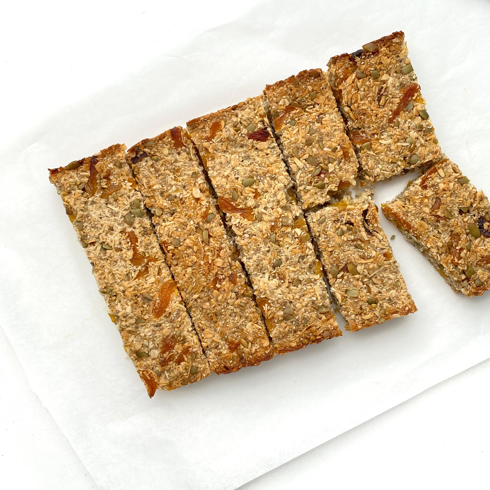 Chewy Coconut & Apricot Muesli Bars