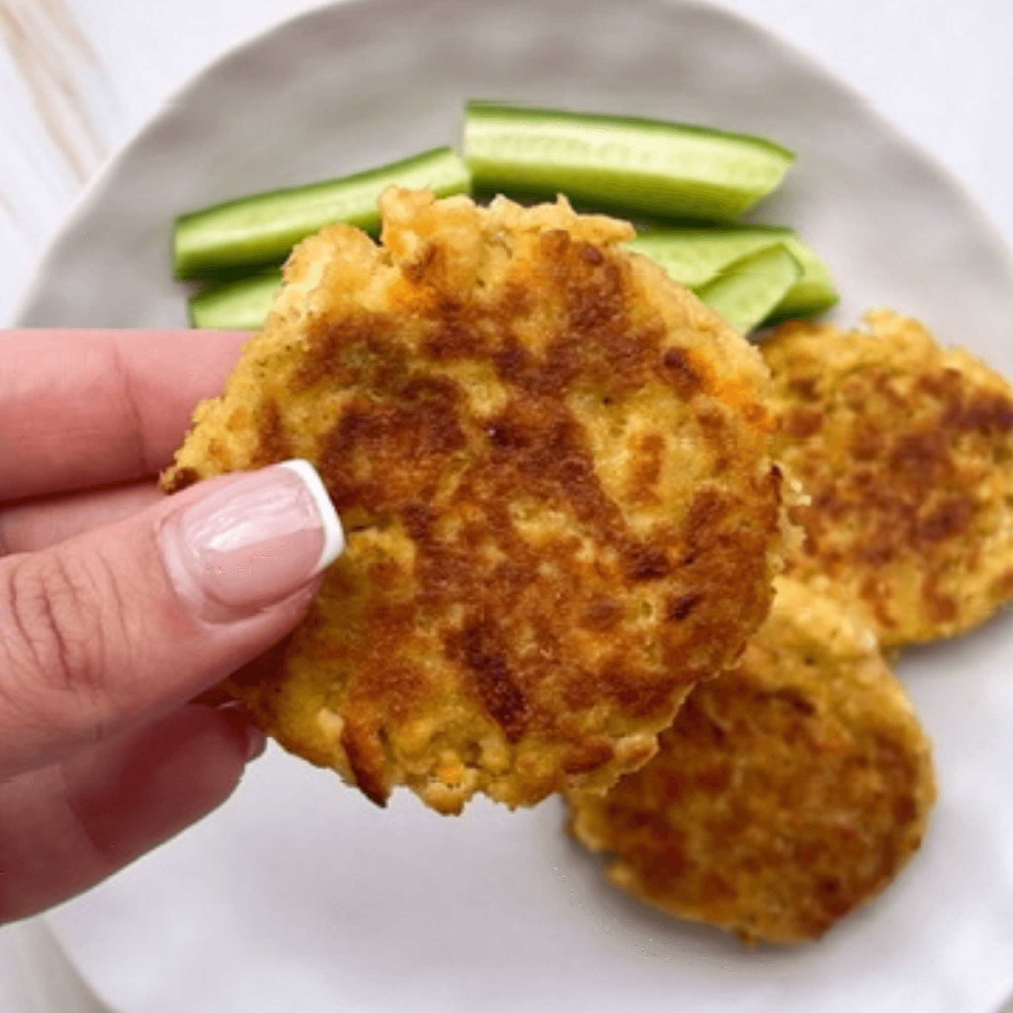 Fritters for Baby led weaning and toddlers