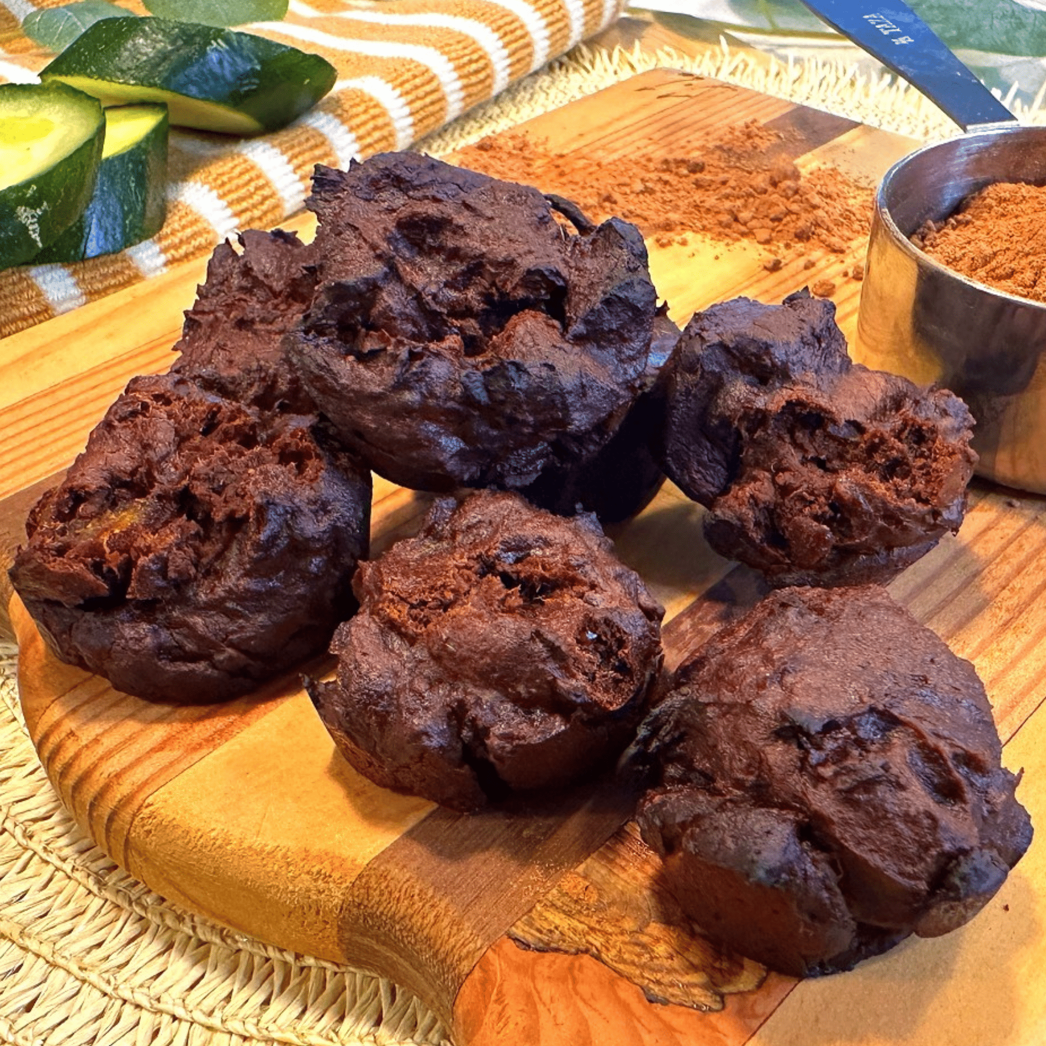 Zucchini Choc Peanut Butter Cups