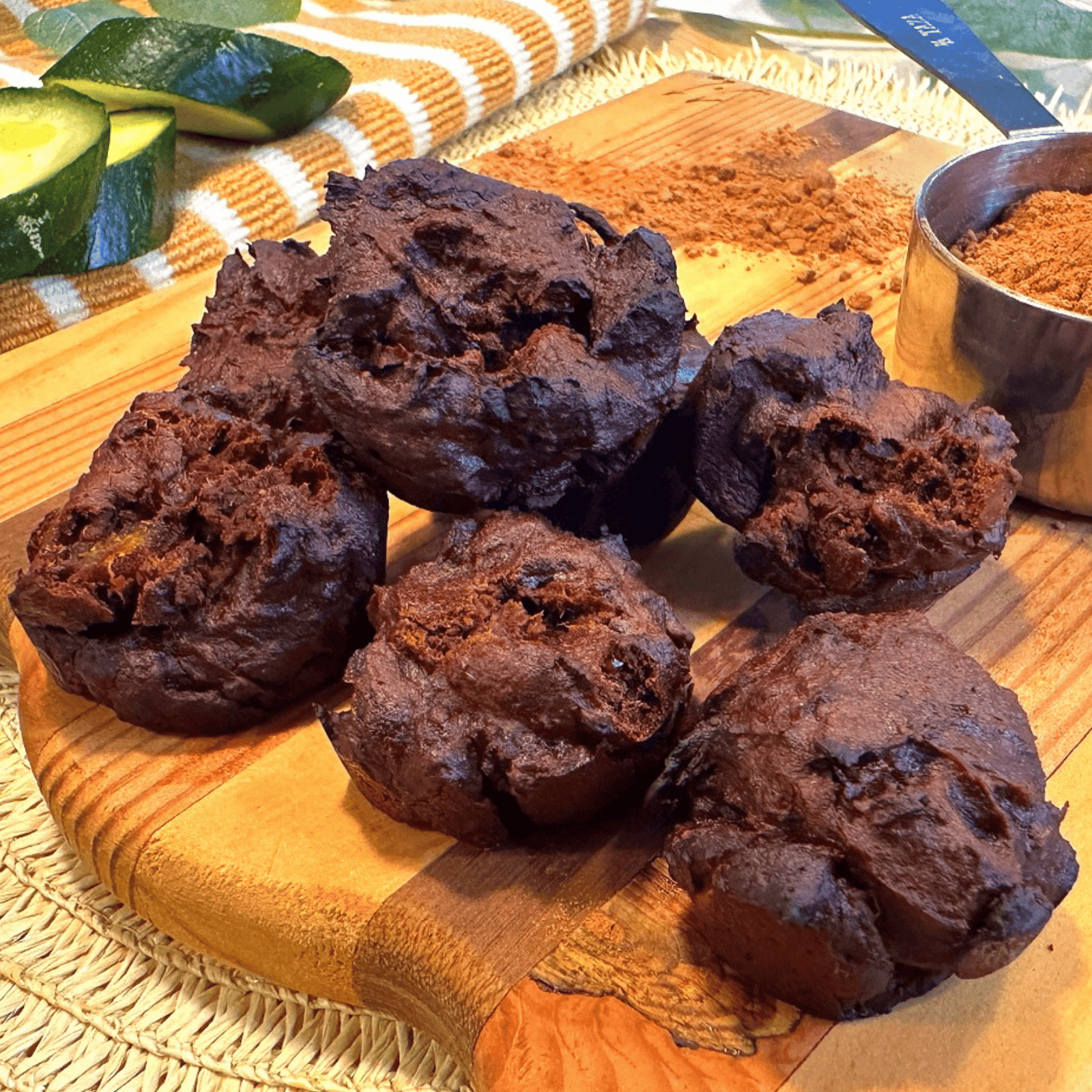 Zucchini Choc Peanut Butter Cups