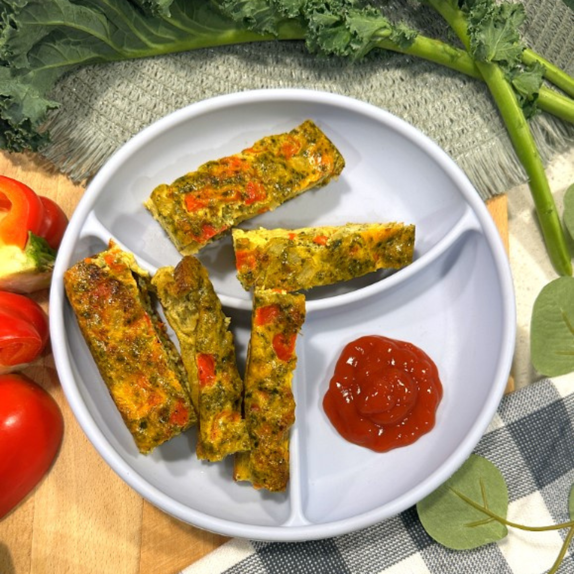 Kale Frittata Fingers