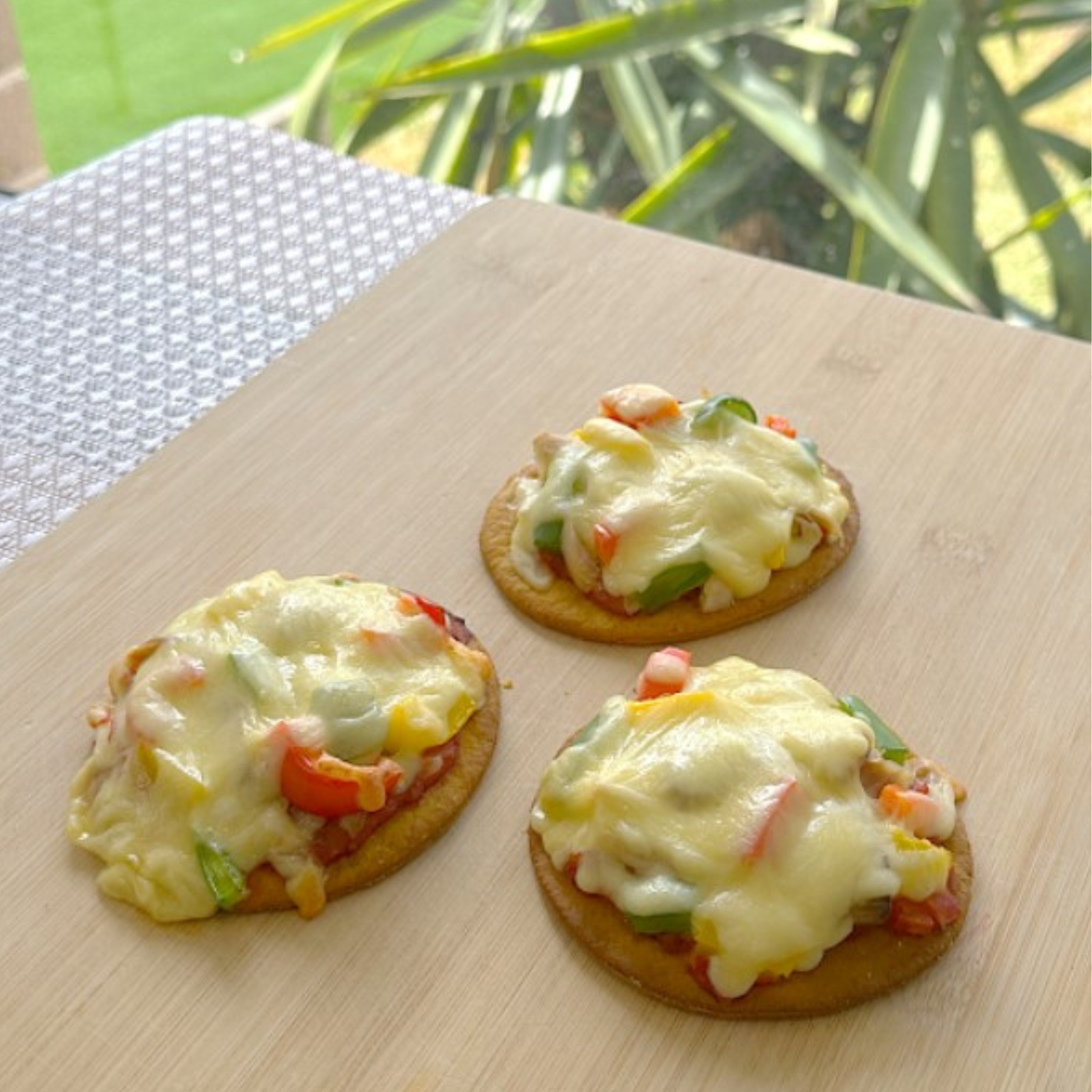 Mini Veggie Pizzas
