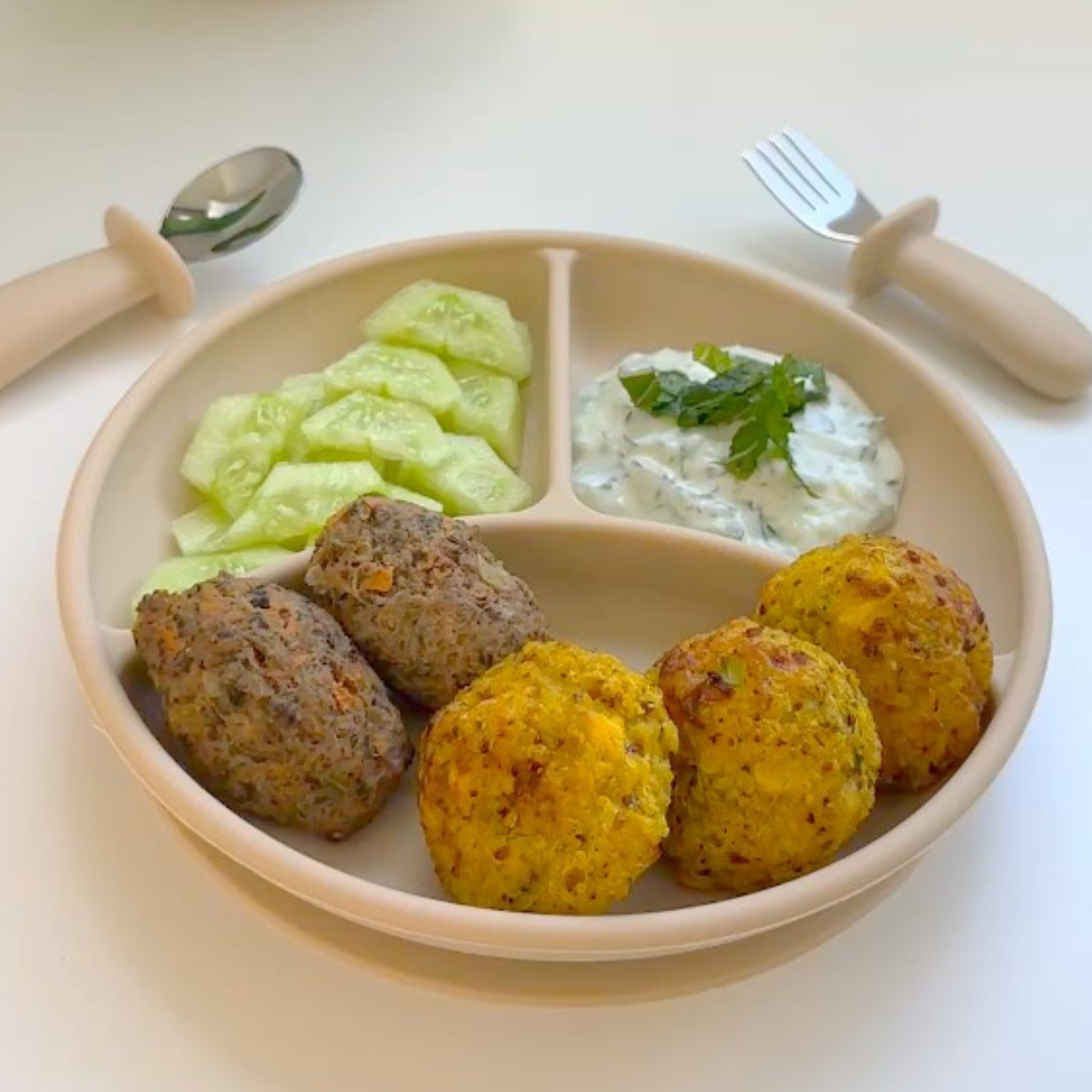 Lamb Koftas & Quinoa Veggie Bites - Build A Plate Edition