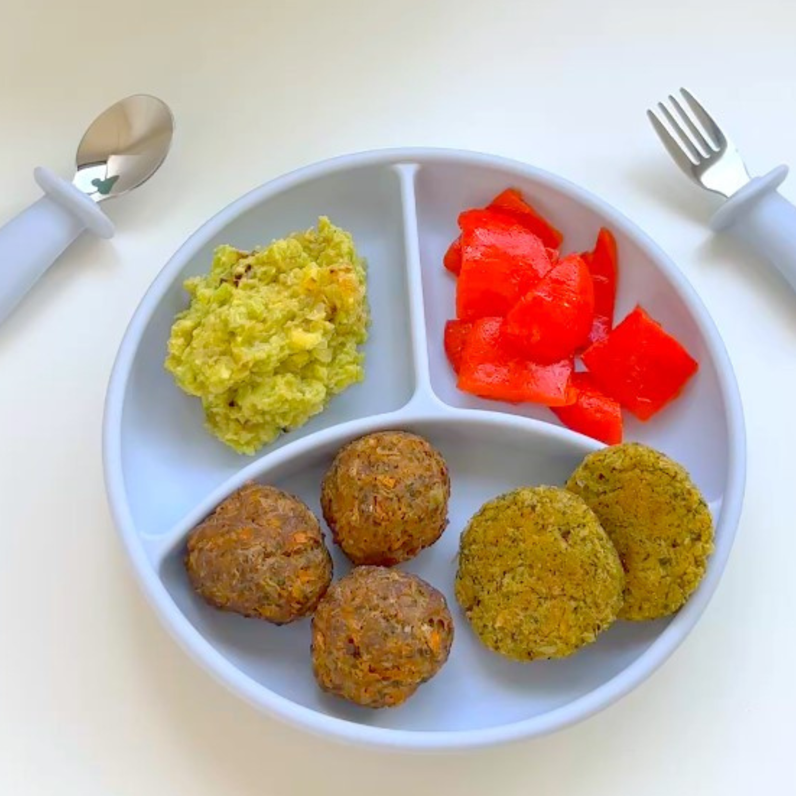 Beef Meatballs & Chickpea Herby Bites - Build a Plate Edition