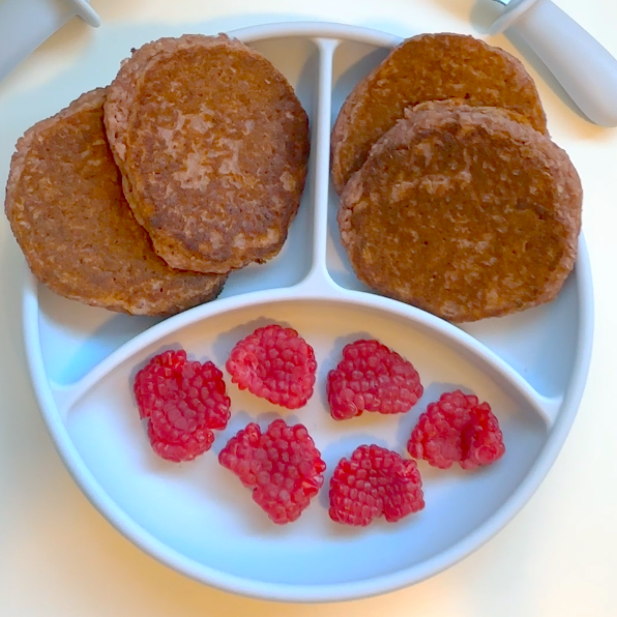 Raspberry Mini Pancakes