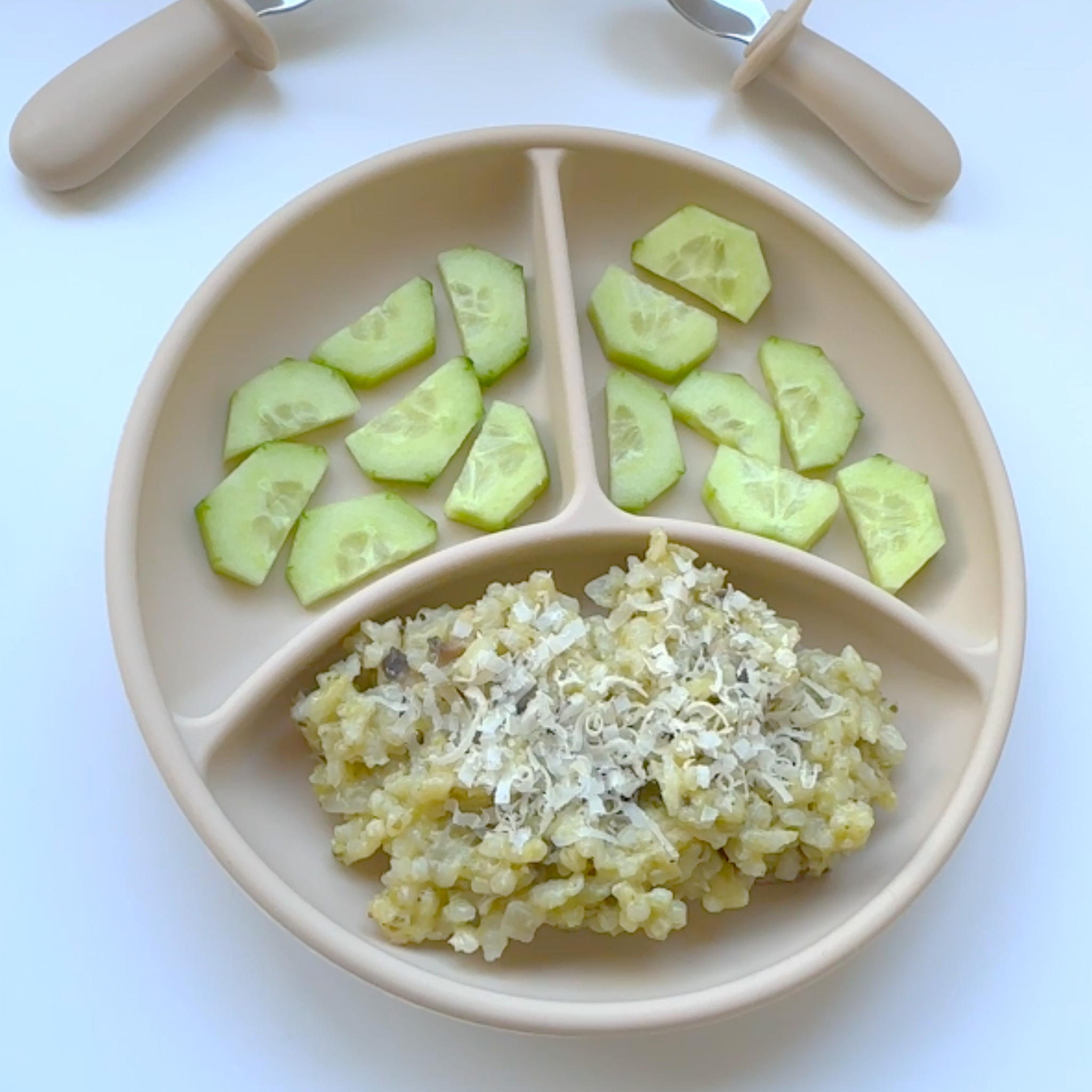 Pea, Broccoli & Mushroom Risotto