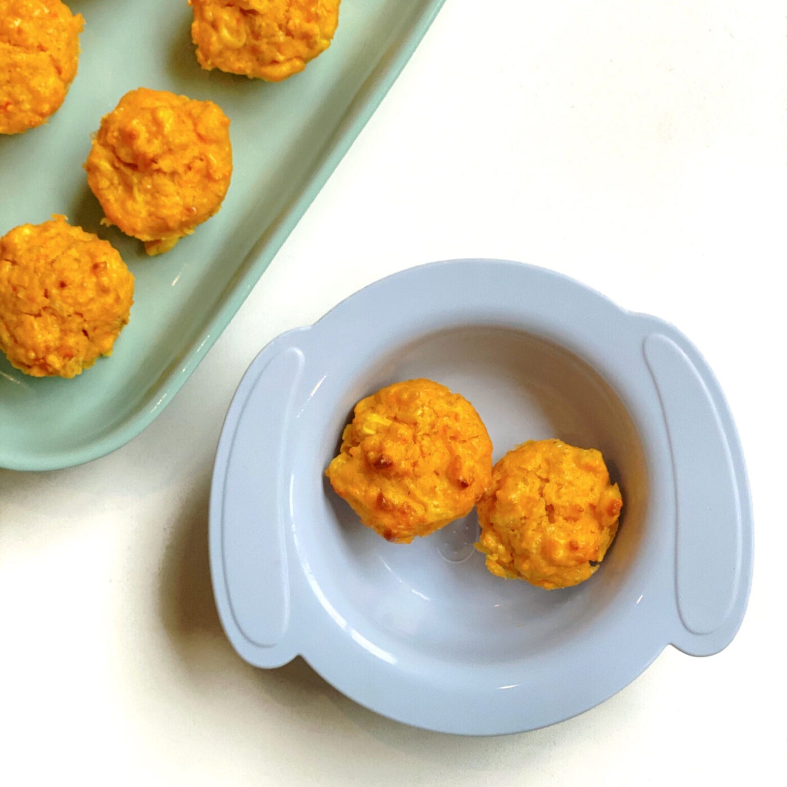 Carrot, Corn & Cheese Mini Muffins