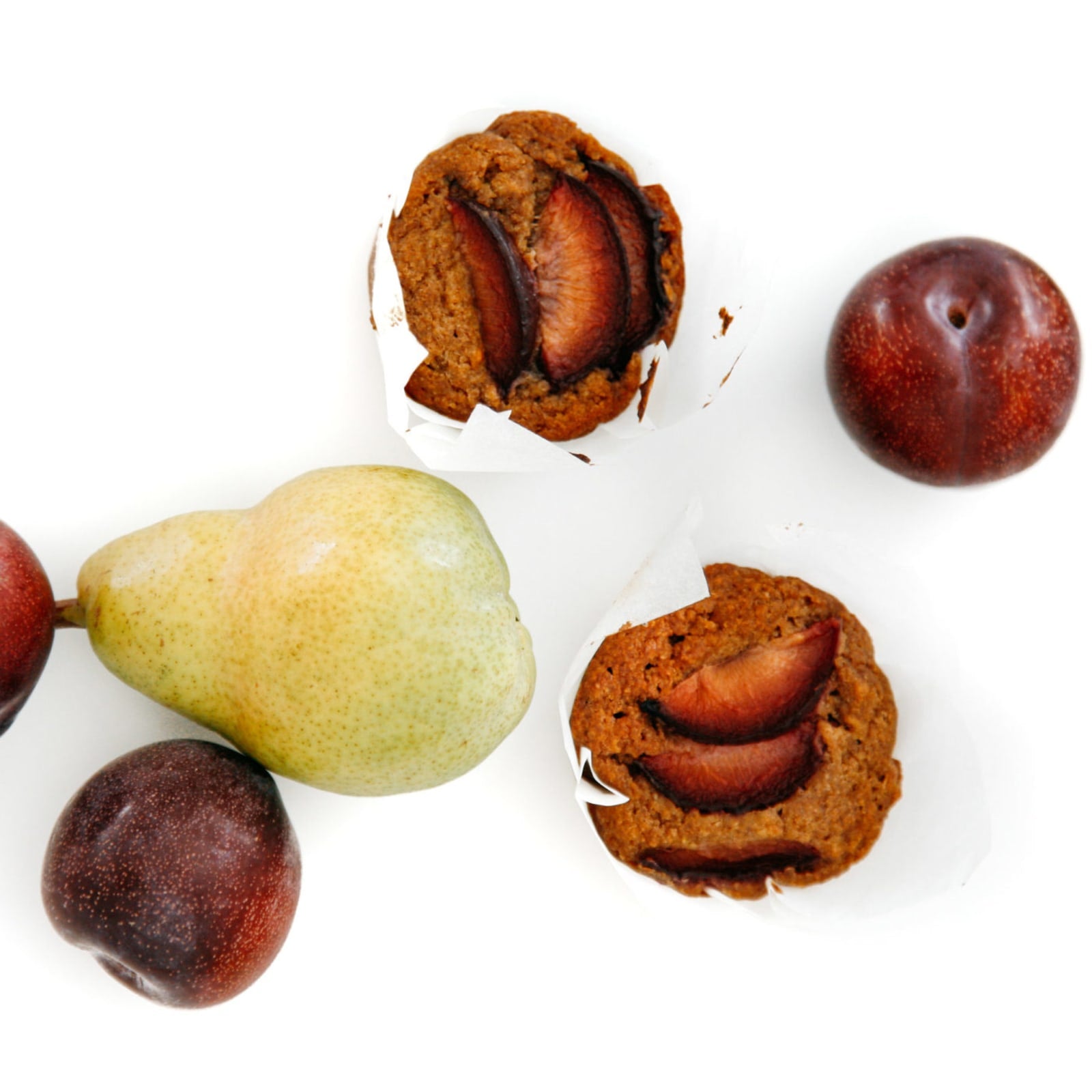 Nutritious Pear & Plum Muffins for Kids