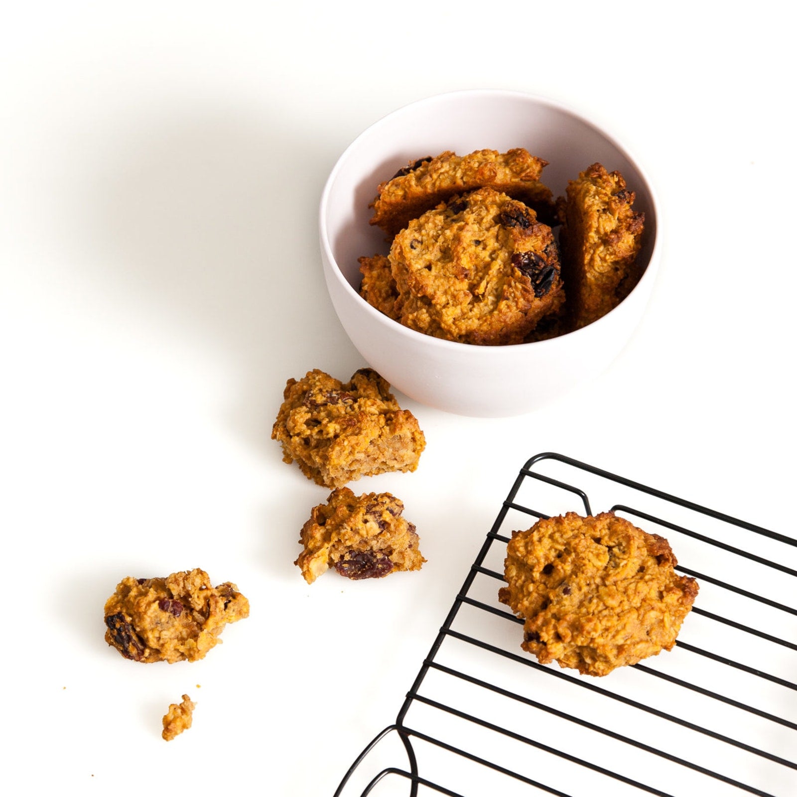 Spiced Pumpkin & Sultana Cookies