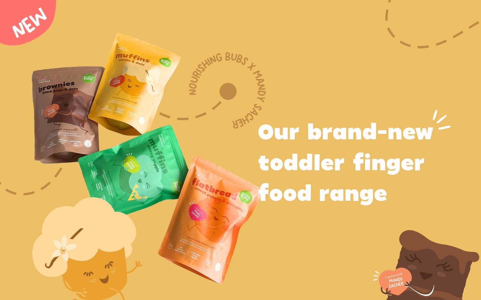 The Nourishing Bubs x Mandy Sacher Range