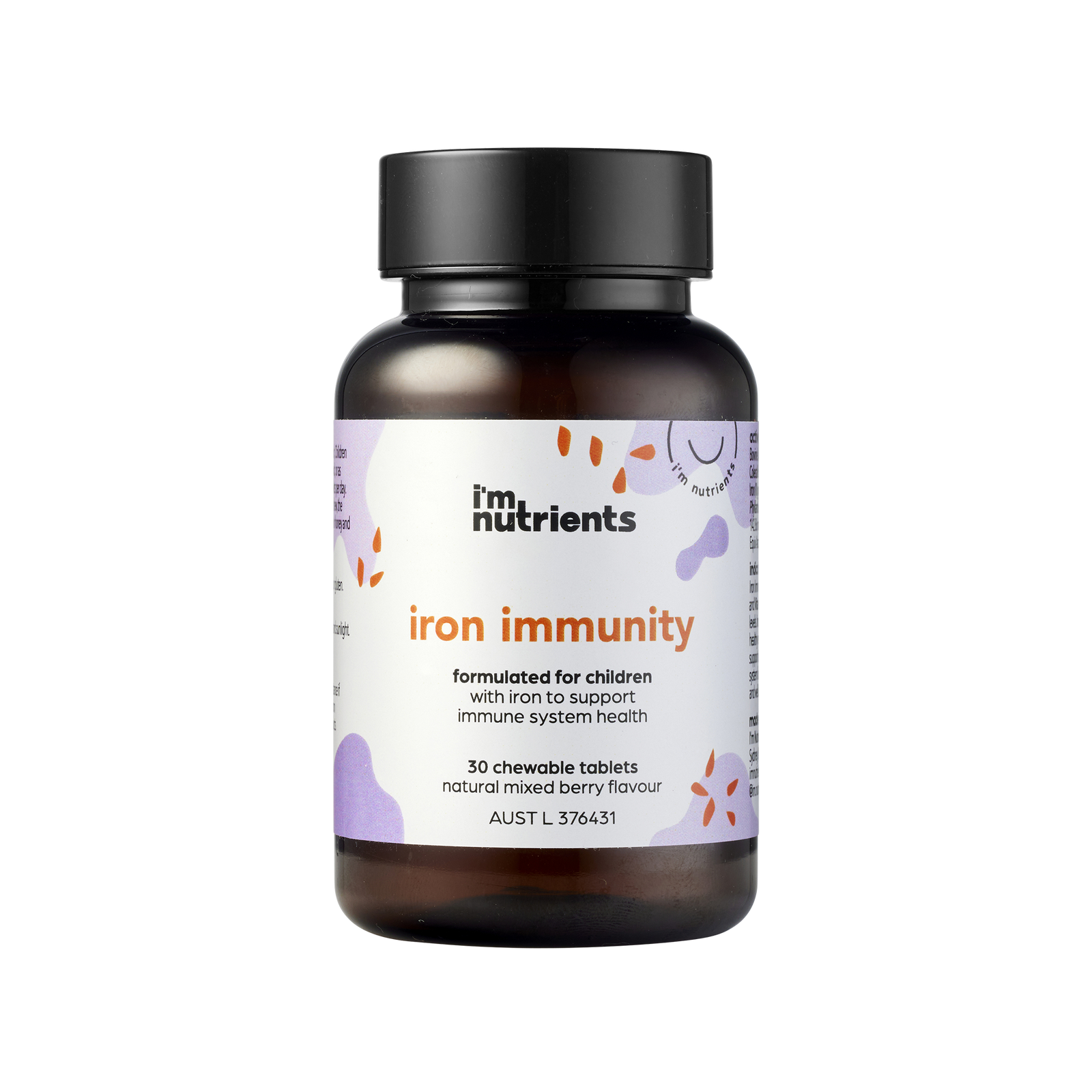 I'm Nutrients Iron Immunity (30 chewable tables)