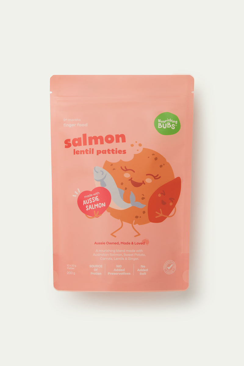 NEW! Salmon Lentil Patties