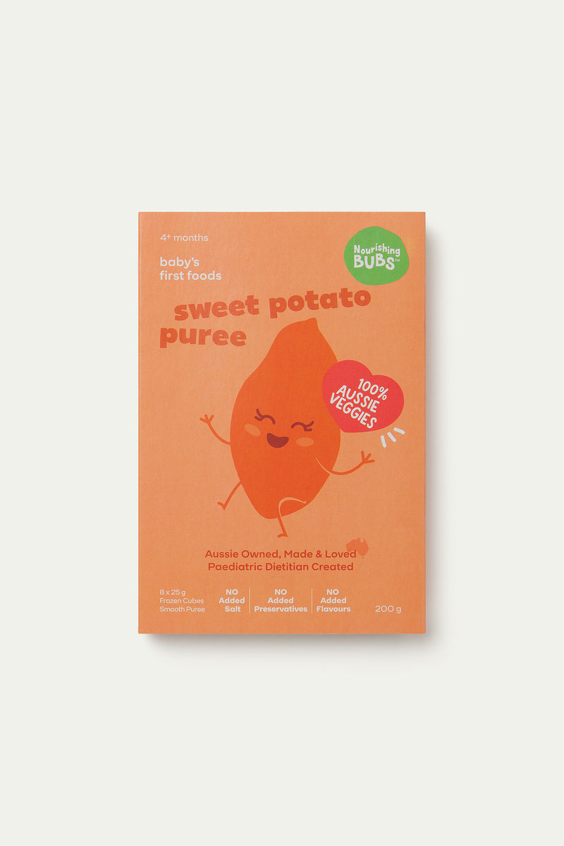 Sweet Potato Puree Cubes