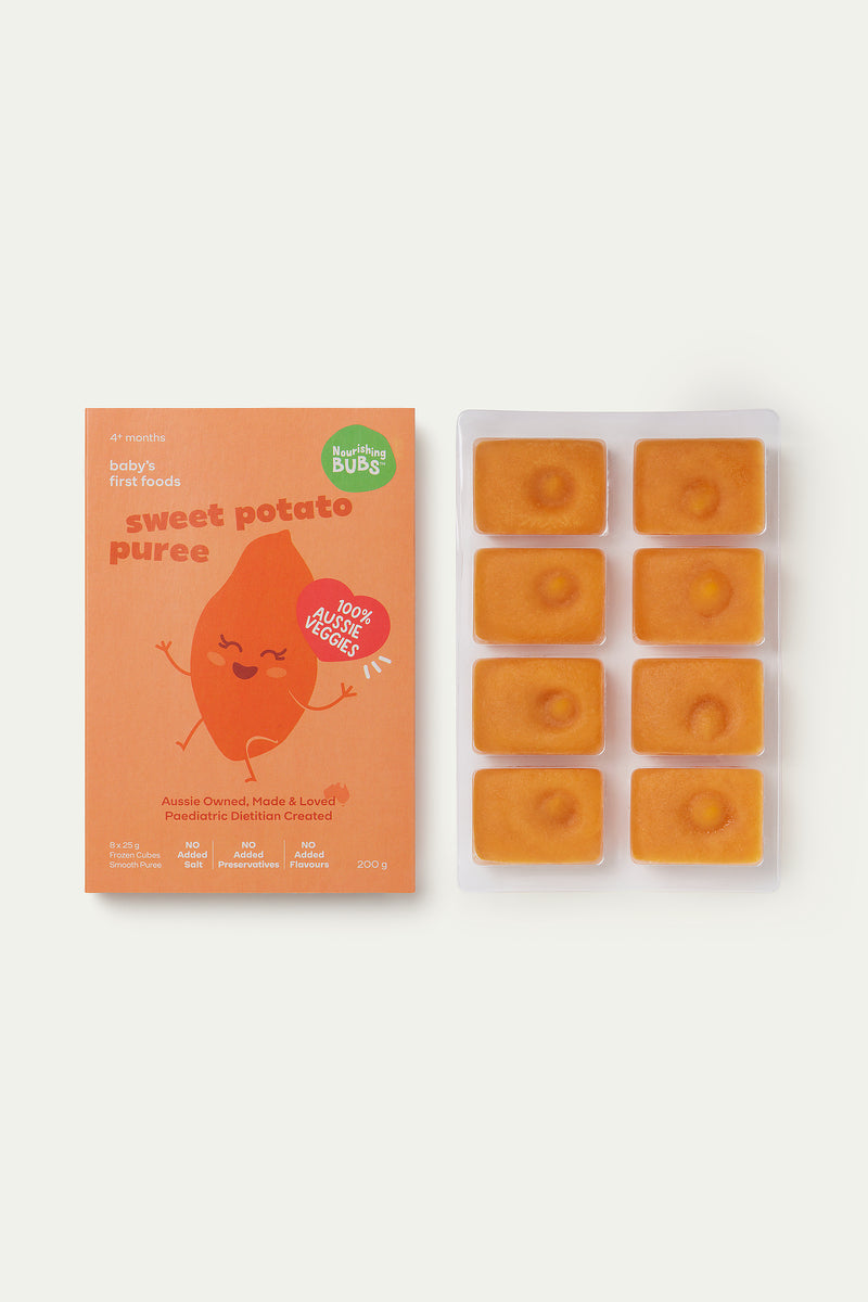 Sweet Potato Puree Cubes