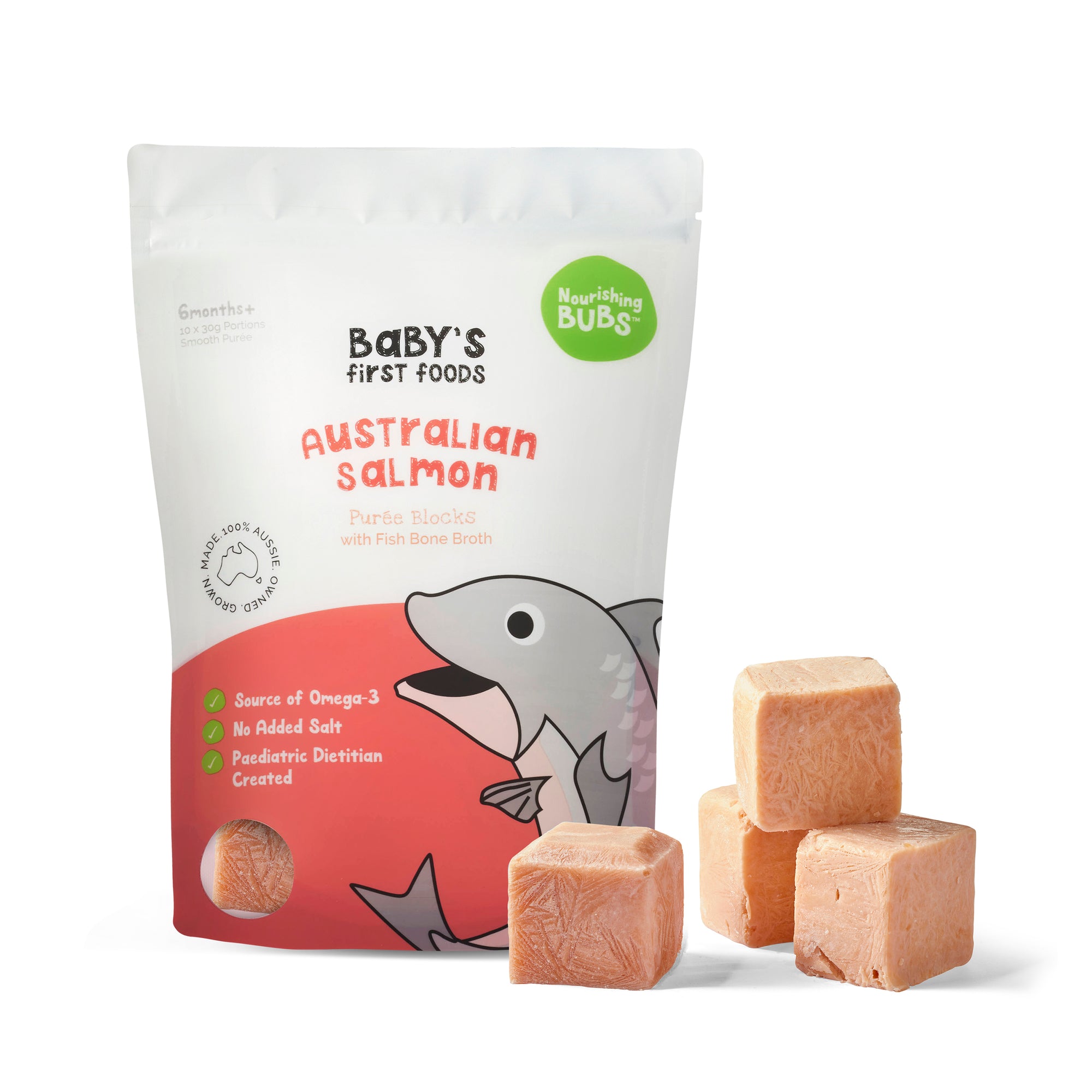 Salmon Puree Cubes