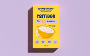 NEW! Grumpy Bums Banana Porridge (300g)