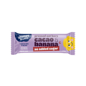 Grumpy Bums Cacao Banana Pressed Oat Bars (5 pack)