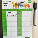 Allergen Intro Tracking Chart Magnet
