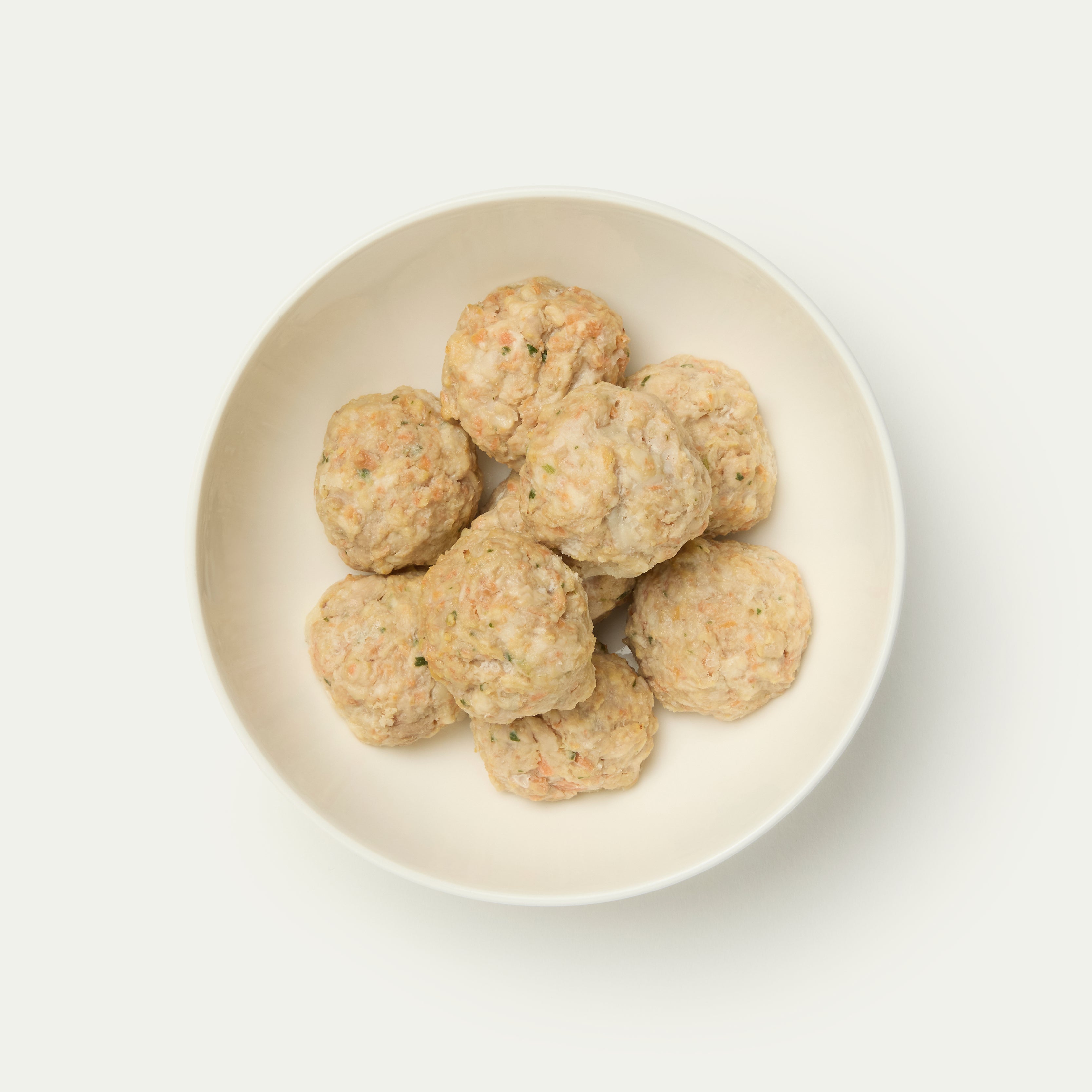 Turkey meatballs in a bowl, baby finger foods for 9 month olds