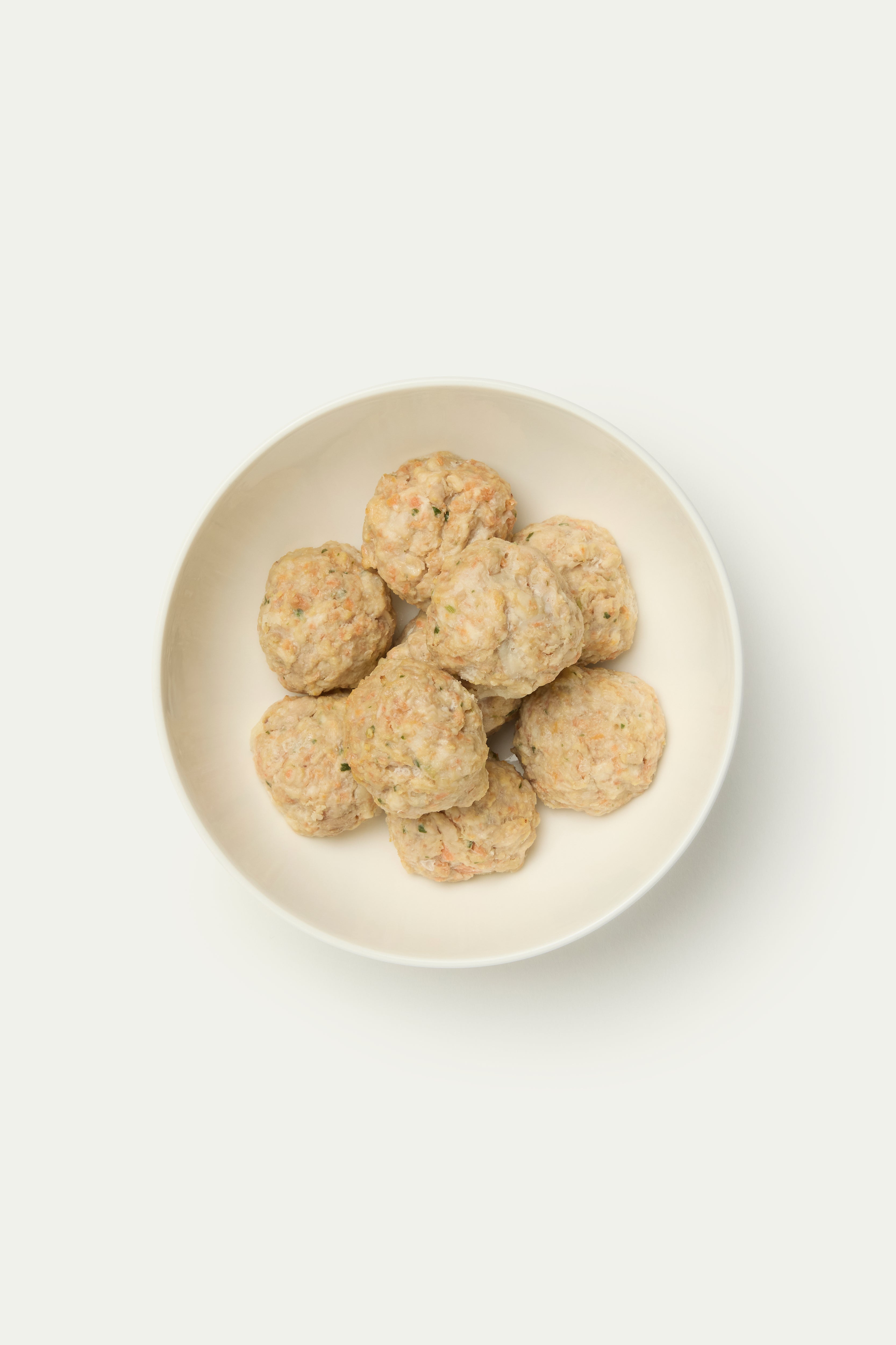 Turkey meatballs in a bowl, baby finger foods for 9 month olds