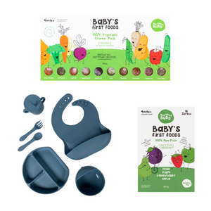 Starting Solids Essentials Bundle - 1 x Starting Solids Pack + 1 x Fruit Pack + 1 x Complete Feeding Set