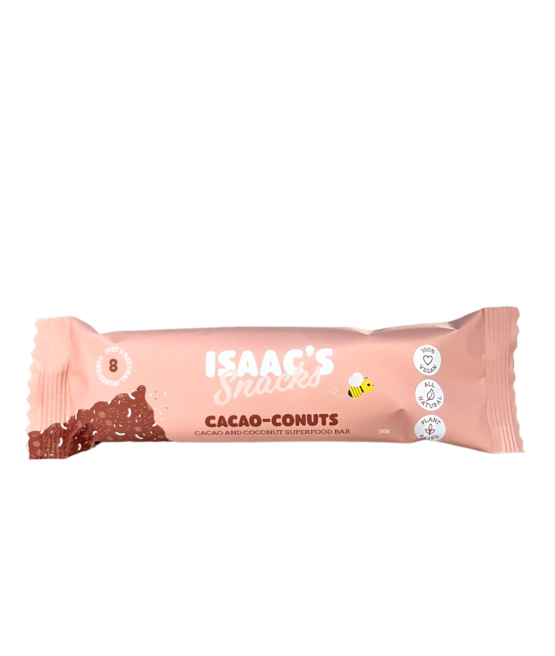 NEW Isaac's Snacks Cacao-Conuts Bar 50g