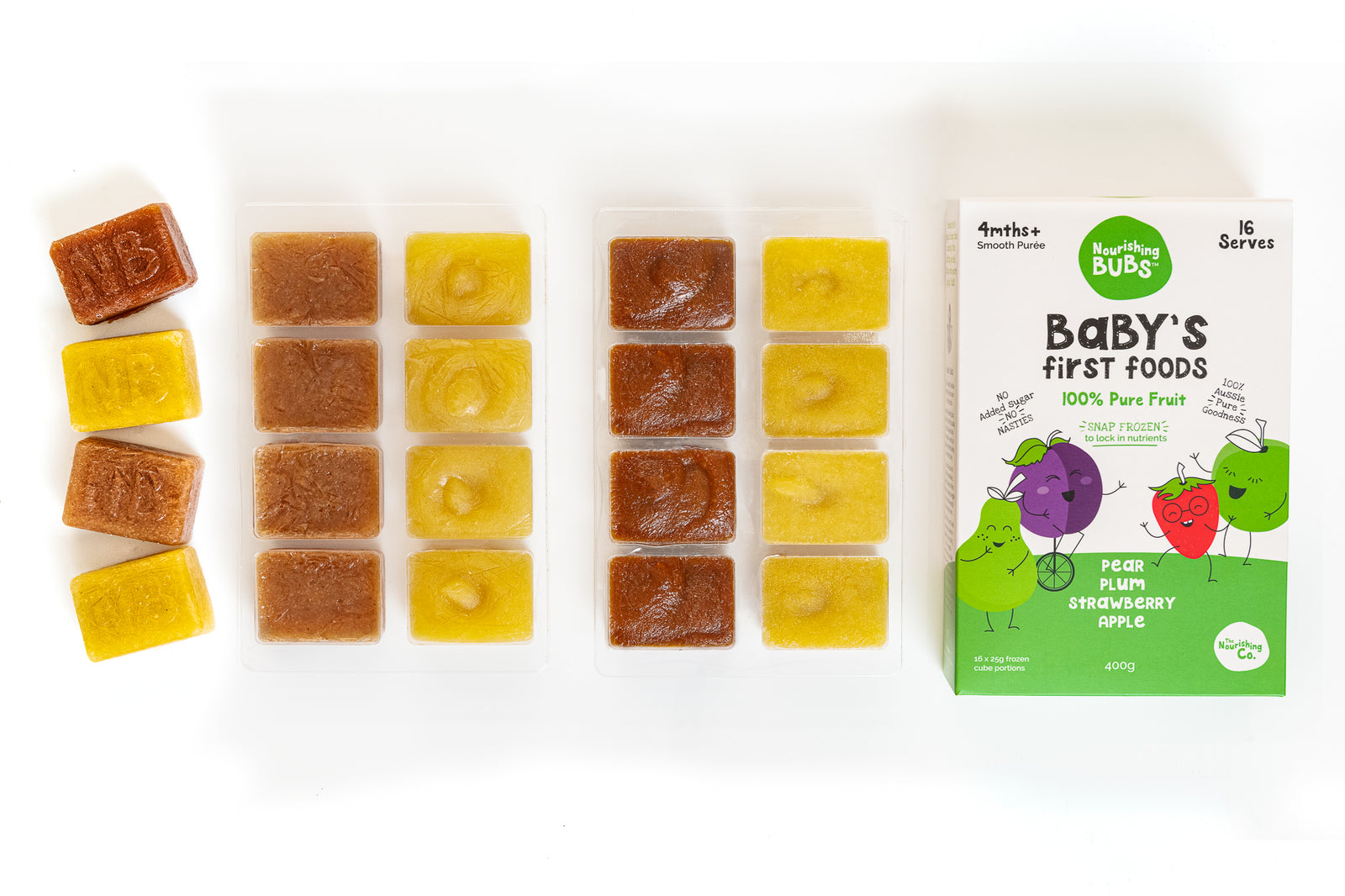 Bubs Fruit Pack: Pear, Plum, Strawberry & Apple