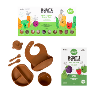 Starting Solids Essentials Bundle - 1 x Starting Solids Pack + 1 x Fruit Pack + 1 x Complete Feeding Set