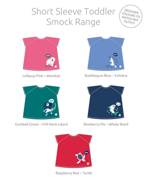 Messy Mealtimes Toddler Smock (8 Months up to 4 years ) - Short Sleeve